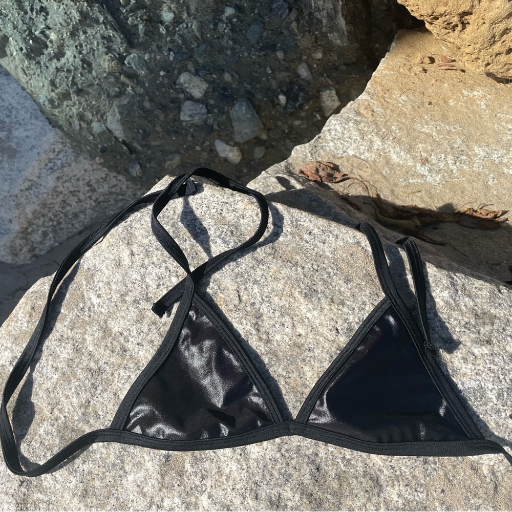 Black Bikini Bottom with Side Ties